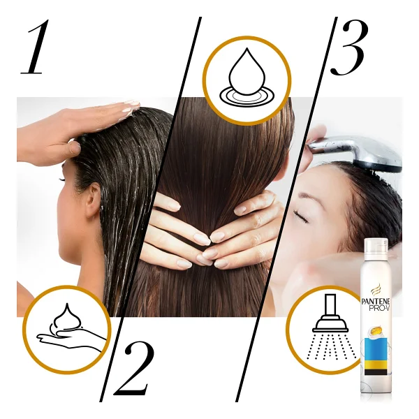 Pantene Micellar Arındırıcı Ve Besleyici 180 Ml Köpük Saç Kremi - Görsel 5