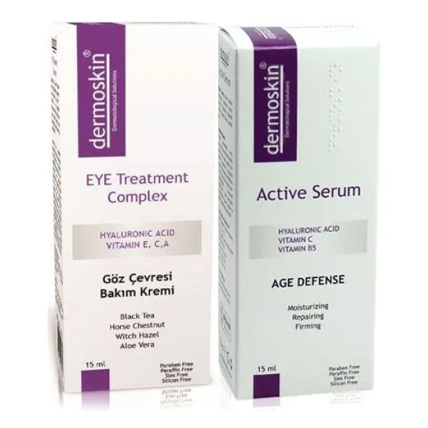 Dermoskin Eye Treatment Complex 15ml + Active Serum 15ml - Görsel 2