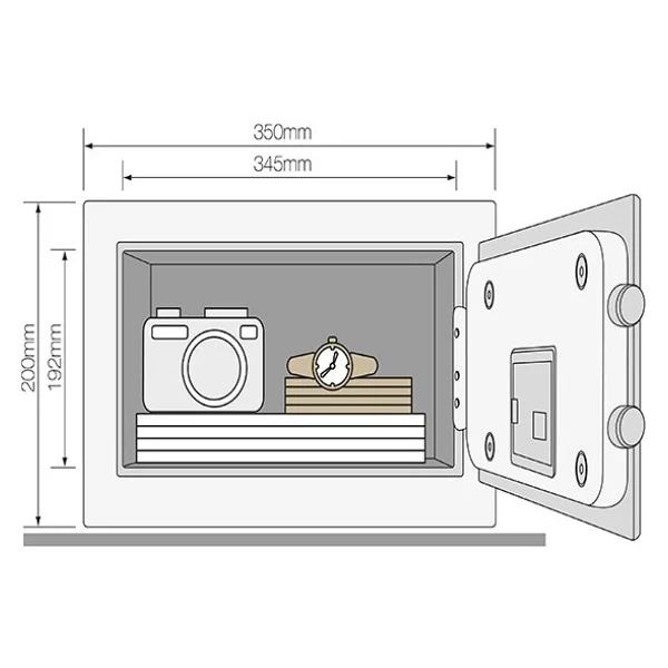 Yale YSEB/200/EB1 Yüksek Güvenlikli Compact Tipi Motorlu Kasa - Görsel 5