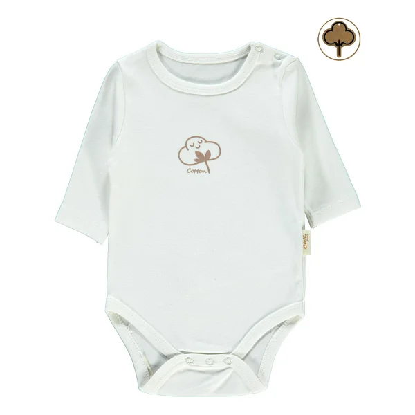 Civil Baby Bebek Organik Çıtçıtlı Badi 0-18 Ay Mavi 18-24 Ay - Görsel 5