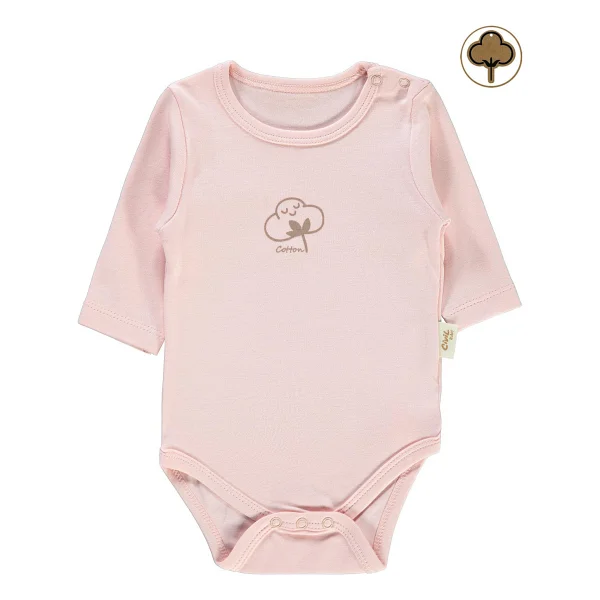 Civil Baby Bebek Organik Çıtçıtlı Badi 0-18 Ay Mavi 18-24 Ay - Görsel 6