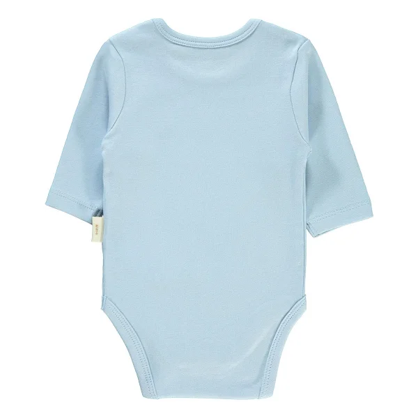 Civil Baby Bebek Organik Çıtçıtlı Badi 0-18 Ay Mavi 18-24 Ay - Görsel 2