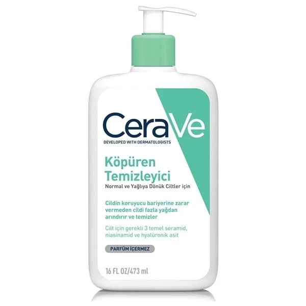 Cerave Köpüren 473 Ml Yüz Temizleme Jeli - Görsel 5