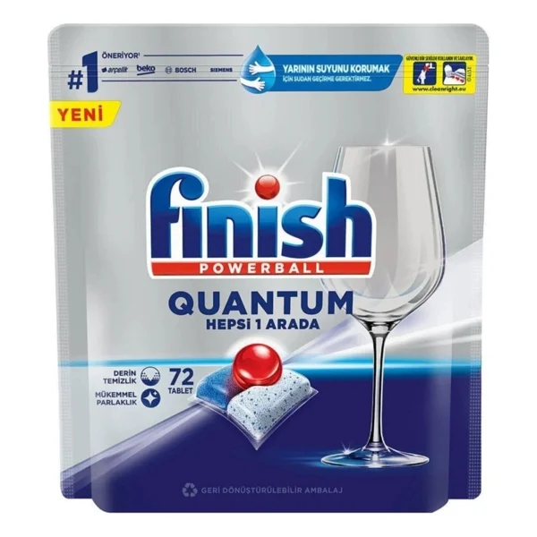 Finish Quantum Bulaşık Makinesi Tableti 72'li - Görsel 6