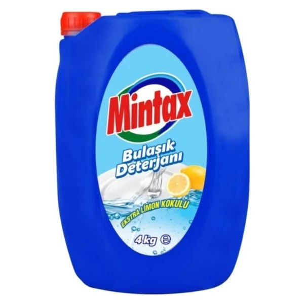 Mintax 4 Kg Limon Bulaşık Deterjanı - Görsel 2