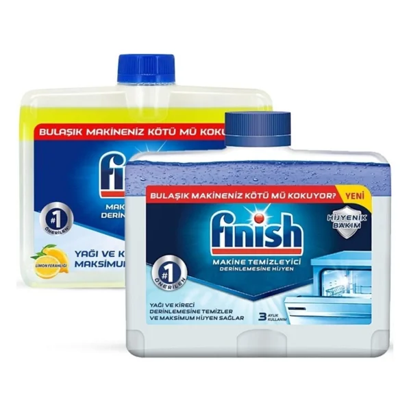 Finish 250 Ml 2'li Paket Bulaşık Makinesi Temizleyici - Görsel 3