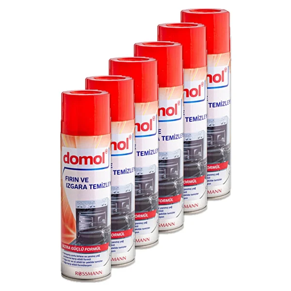 Domol 500 Ml 6'lı Fırın Ve Izgara Temizleyici Sprey - Görsel 2