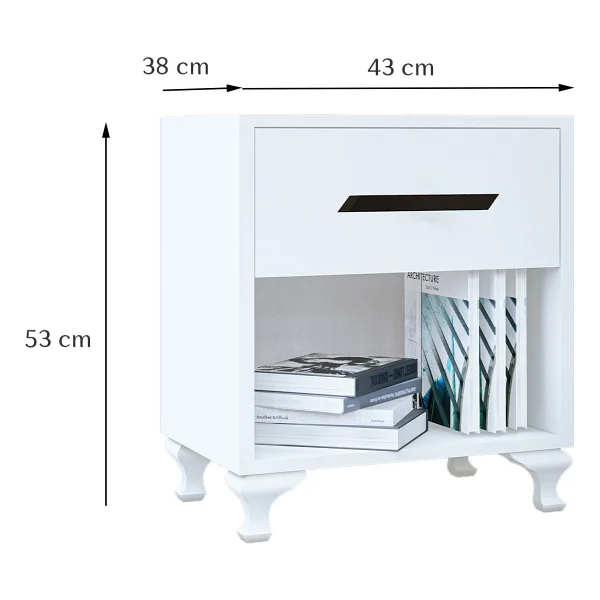 Metalia Gm 020 Tek Çekmeceli Komodin - Görsel 4