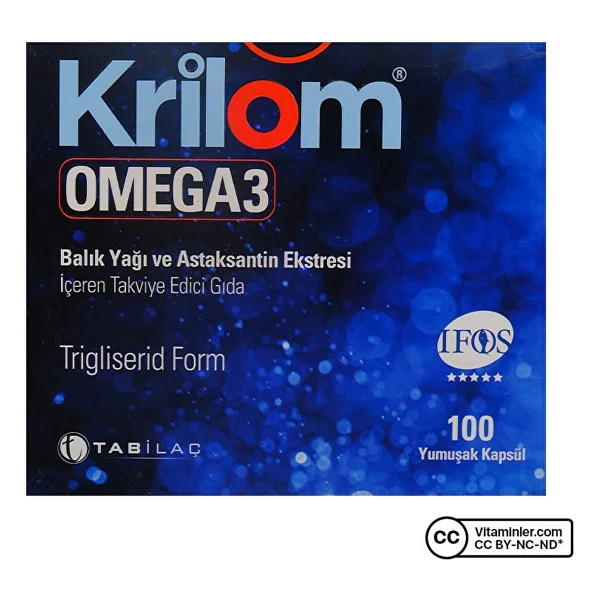 Krilom Omega 3 Balık Yağı 100 Kapsül - Görsel 5
