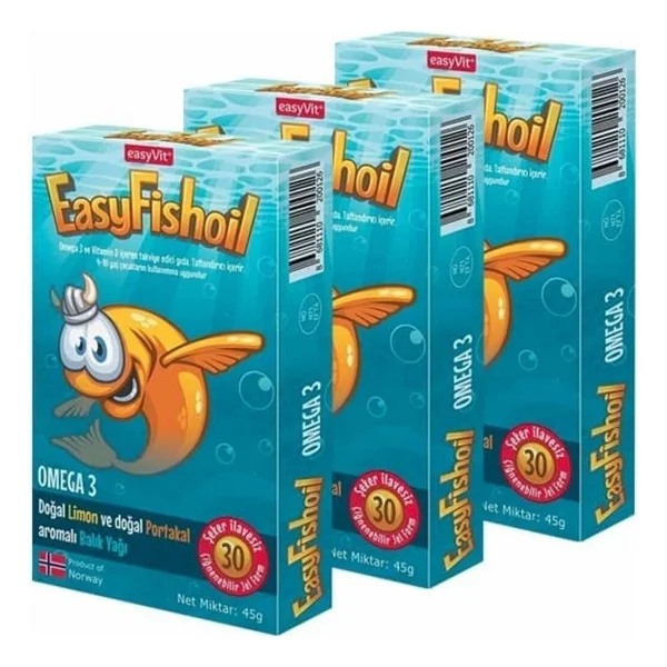 Easyvit Easyfishoil Omega 3 30 Tablet 3'lü - Görsel 2