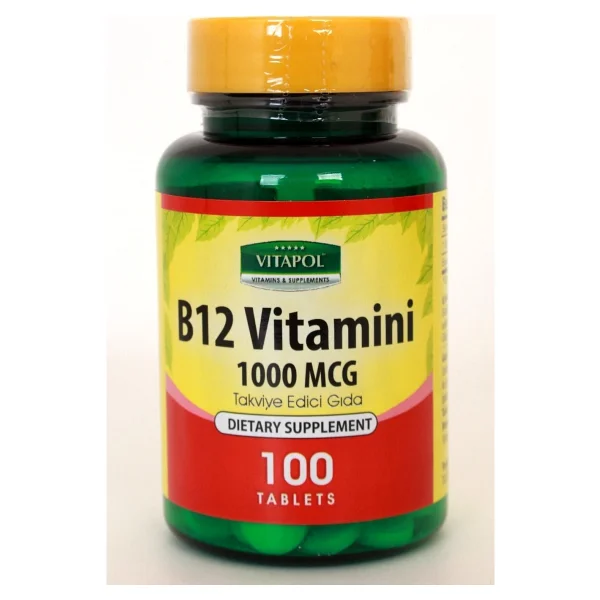 Vitapol Vitamin B12 1000 Mcg 100 Tablet - Görsel 4