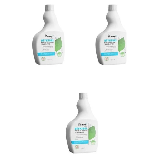 Homm Clean 3lu Banyo Ve Tuvalet Temizleyici - Görsel 2