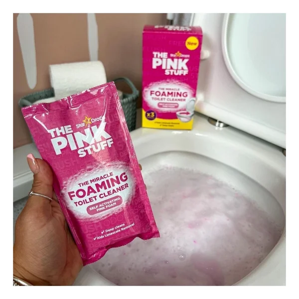 The Pink Stuff Köpüren Tuvalet Temizleyici 3x100 Gr - Görsel 2