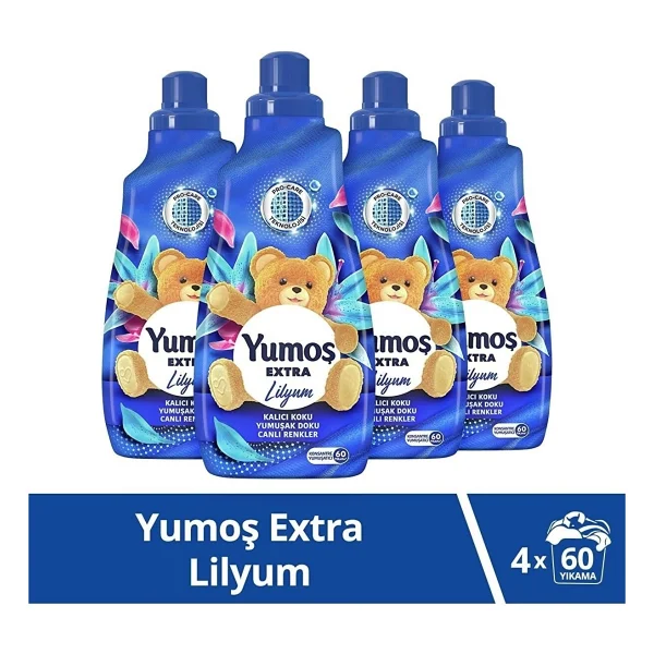 Yumoş Extra Lilyum Yumuşatıcı 60 Yıkama 1.44 Lt 4'lü - Görsel 6