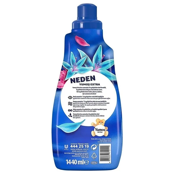 Yumoş Extra Lilyum Yumuşatıcı 60 Yıkama 1.44 Lt 4'lü - Görsel 3