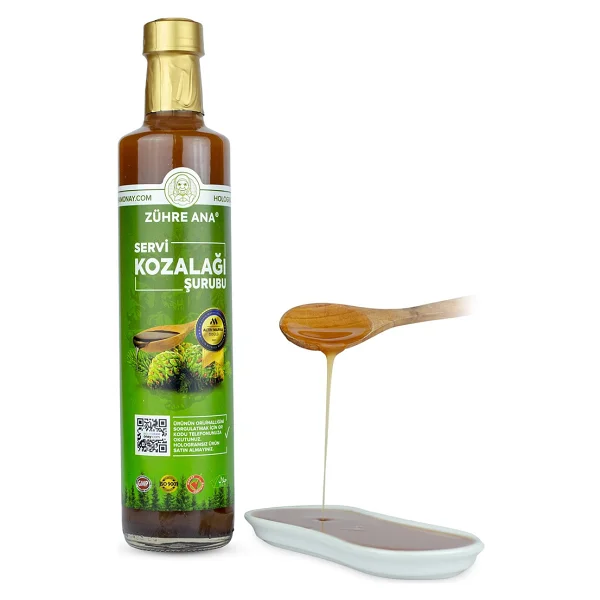 Zühre Ana Servi Kozalağı Şurubu 500 Ml - Görsel 3