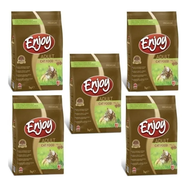 Enjoy Tavuklu 1 Kg 5'li Yetişkin Kedi Maması - Görsel 3