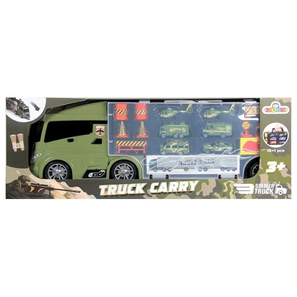 Galtoys 15+1 Parça Askeri Taşıyıcı Tır Glt-E402 - Görsel 2