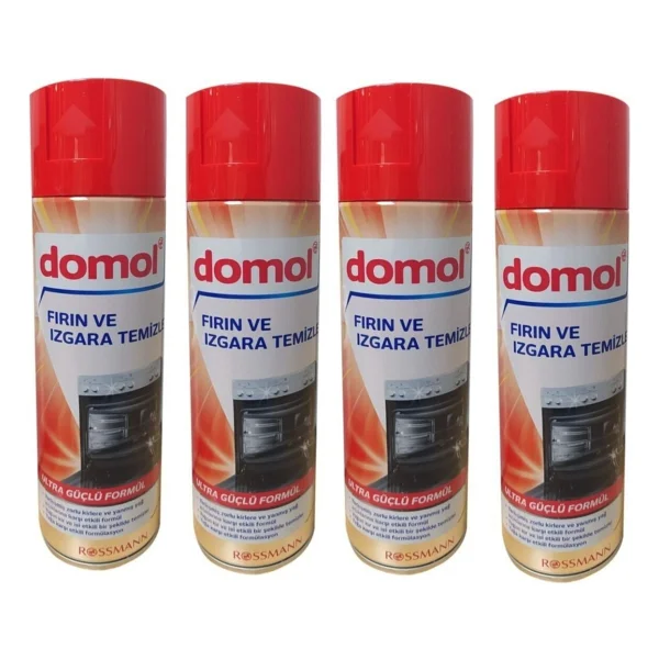 Domol 500 Ml 4'lü Fırın Ve Izgara Temizleyici - Görsel 2
