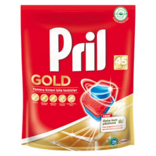 Pril Gold Bulaşık Makinesi Tableti 45'li - Görsel 2
