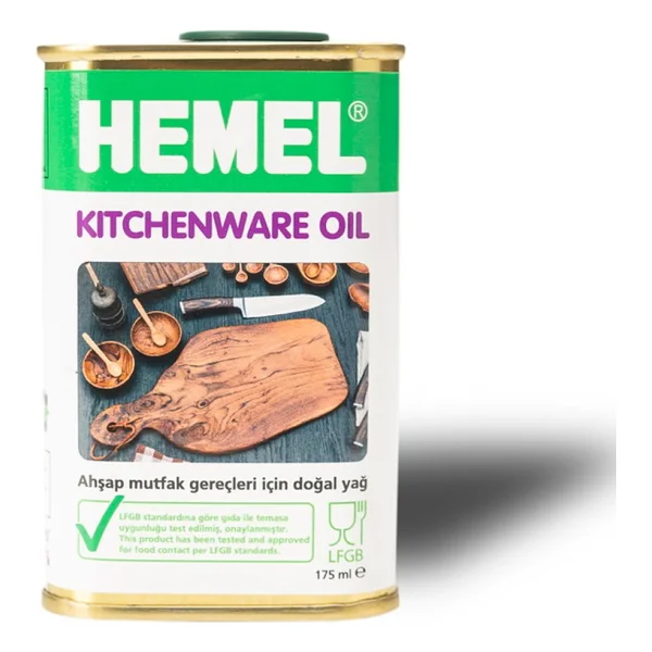 Hemel Kitchenware Oil 0,175 Ml Mutfak Gereçleri Ahşap Yağı - Görsel 4