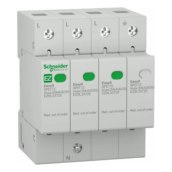 Schneider Electric Ez9l33745 3p+N 45ka Tip2 C Sınıfı Parafudr - Görsel 2