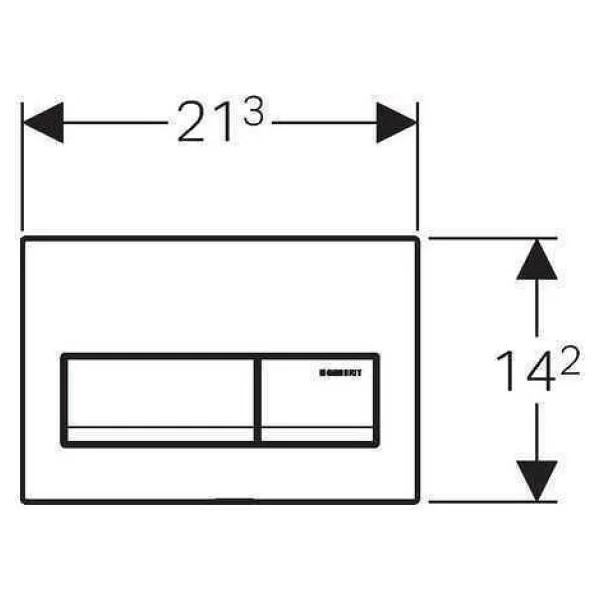 Geberit Alpha Gömme Rezervuar Seti 8 Cm - Beyaz - Görsel 5
