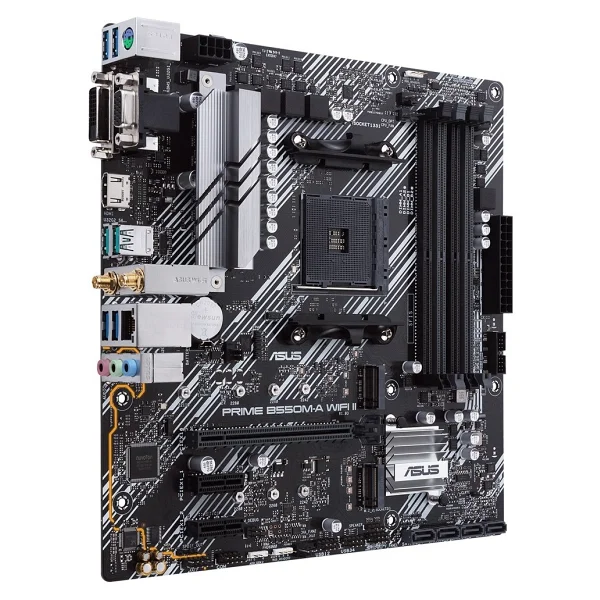 Asus Prime B550M-A Wi-Fi II AMD AM4 DDR4 Micro ATX Anakart - Görsel 2