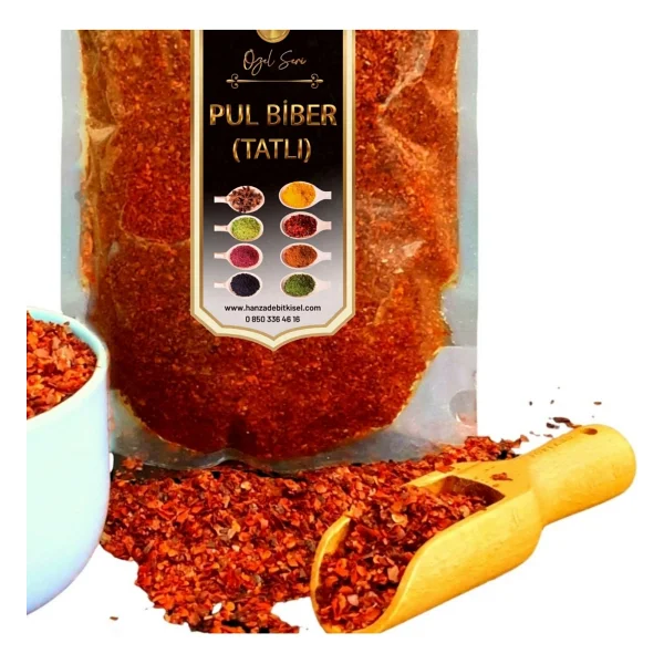 Hanzade Tatlı Pul Biber 1 Kg - Görsel 2