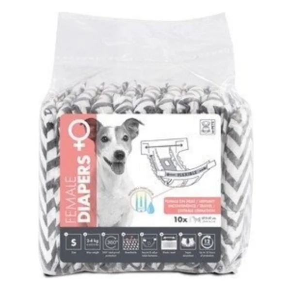M-Pets Diapers Dişi Köpekler İçin Külot Small 10'lu - Görsel 2