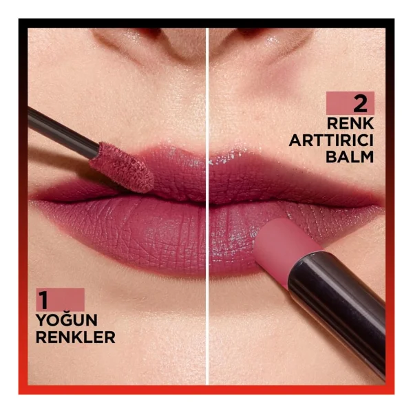 L'oreal Paris Infaillible 2-Step 24 Saat Kalıcı 101 Everlasting Paris Likit Ruj - Görsel 5