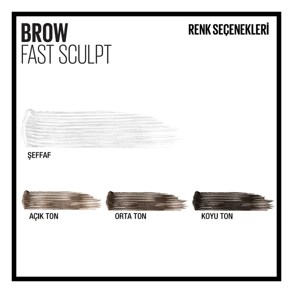 Maybelline Brow Fast Sculpt Jel Kaş Maskarası 10 Clear Şeffaf - Görsel 4