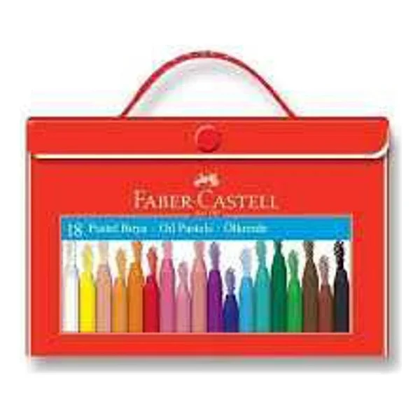 Faber-Castell Karton Çantalı 18'li Pastel Boya - Görsel 3