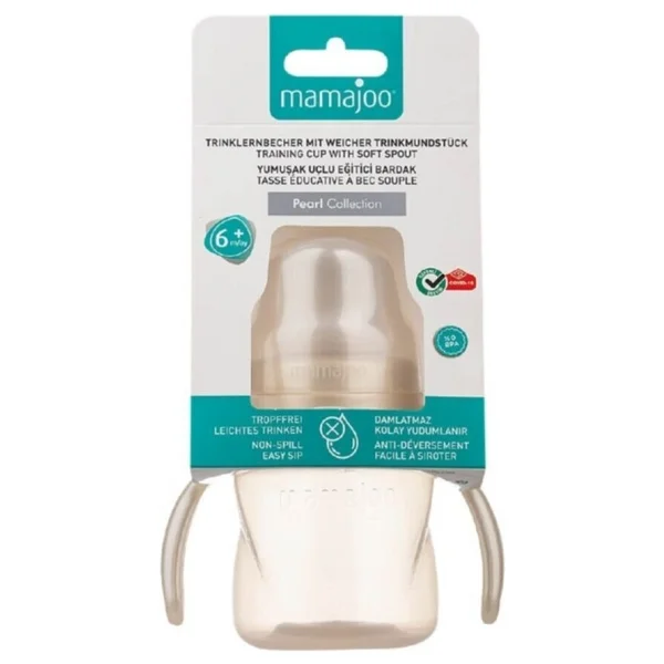 Mamajoo Kulplu Eğitici Bardak 160 Ml / Pearl - Renkli - Görsel 4