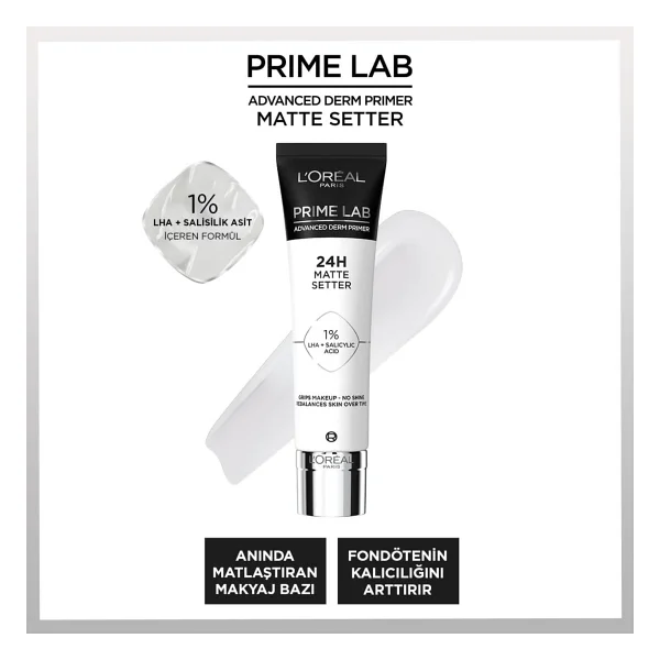 L'oreal Paris Prime Lab Matte Setter 24 H 30 Ml Makyaj Bazı - Görsel 8