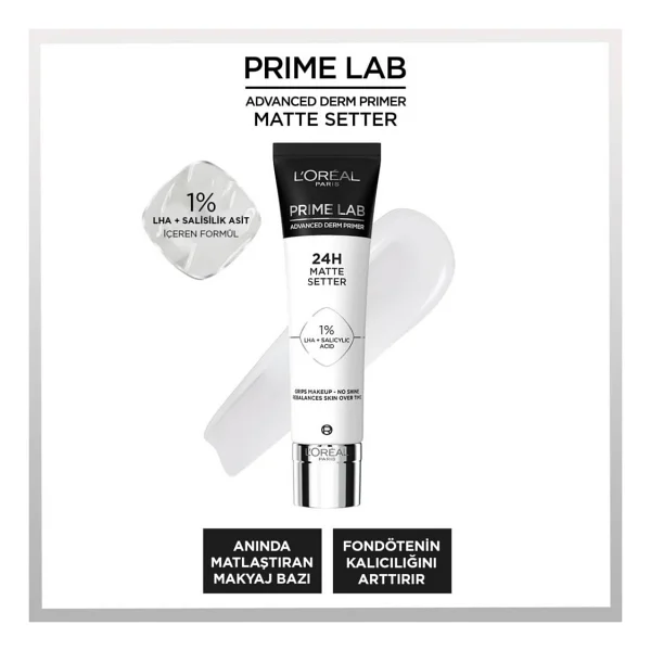 L'oreal Paris Prime Lab Matte Setter 24 H 30 Ml Makyaj Bazı - Görsel 2
