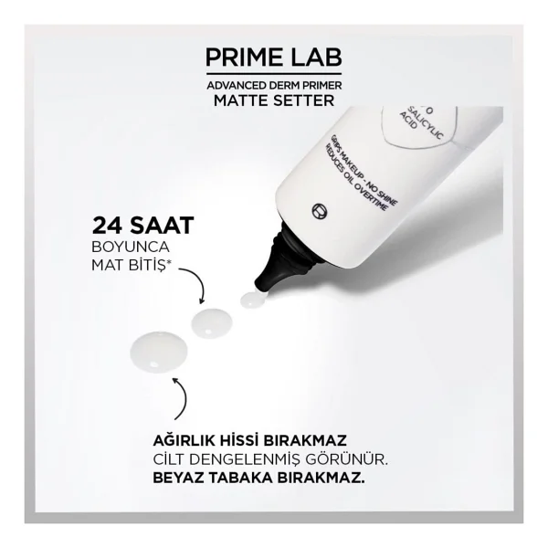 L'oreal Paris Prime Lab Matte Setter 24 H 30 Ml Makyaj Bazı - Görsel 4