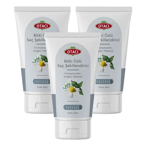 Otacı Bitkisel Saç Şekillendirici Orta-Sert 150 ml 3 Adet - Görsel 2