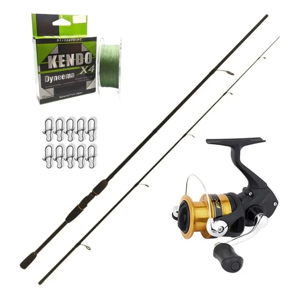Shimano Fx 3000 - Remixon Double Black 270cm Spin Olta Seti - Görsel 2