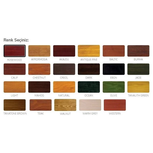Hickson Decor Ultra Aqua Wood Stain 1 Lt Dış Cephe Ahşap Boyası - Görsel 2