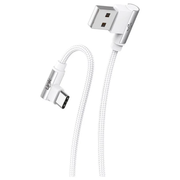 Linktech K594 1.5 M Mavi USB To Type-C Şarj Kablosu - Görsel 6