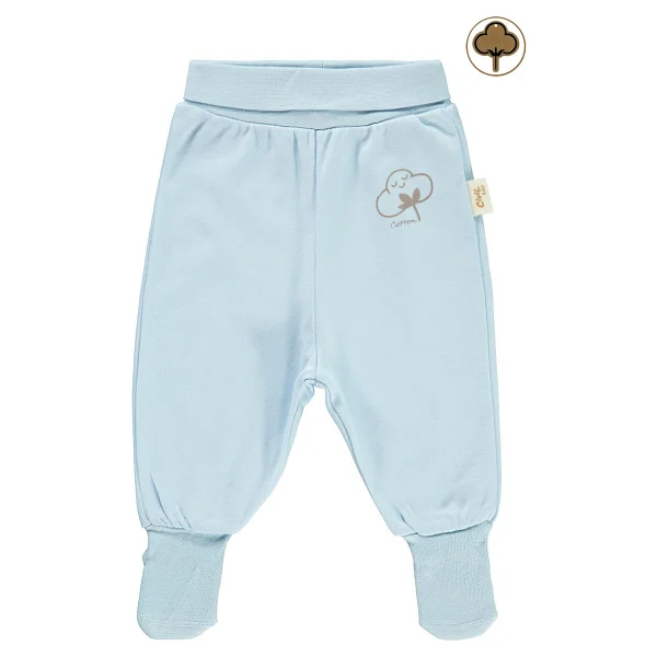 Civil Baby Bebek Organik Çoraptolon 1-9 Ay Mavi - Görsel 9