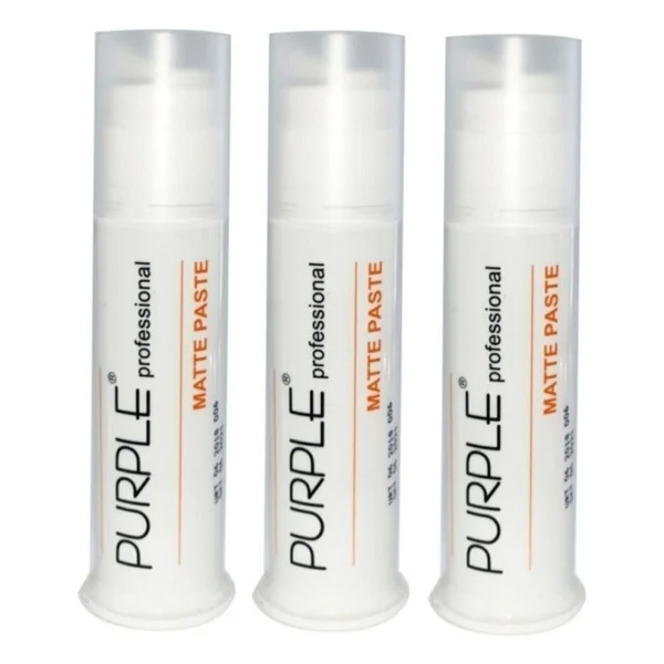Purple Matte Paste Mat Şekillendirici Wax 100 Ml 3 Adet - Görsel 2