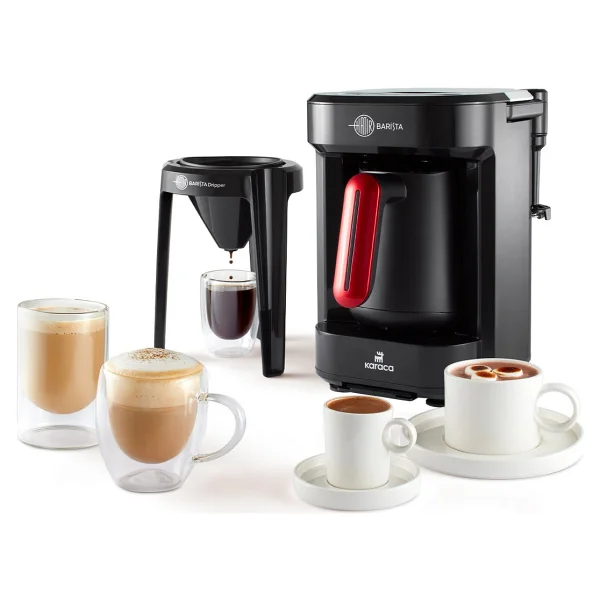 Karaca Hatır Barista Antrasit Cappuccino Ve Türk Kahve Makinesi - Görsel 8