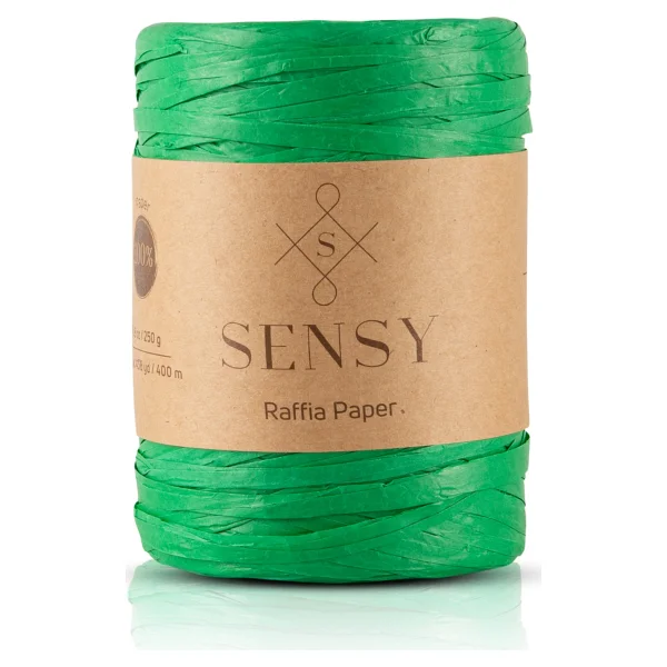 Sensy Premium 400 Metre Rafya Ip Çanta Ipi Raffia Ip Kağıt Ip Supla Ipi 250 Gram Natürel - Görsel 6