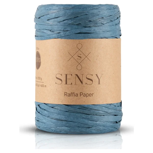 Sensy Premium 400 Metre Rafya Ip Çanta Ipi Raffia Ip Kağıt Ip Supla Ipi 250 Gram Natürel - Görsel 9