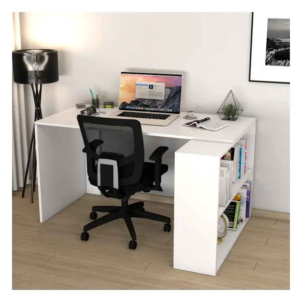 Moonlife Atlas Ceviz Çalışma Masası - Görsel 6