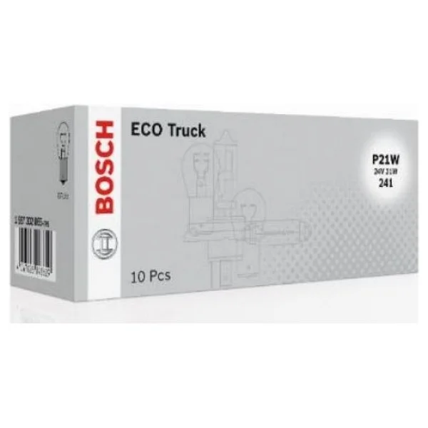 Bosch 24 Volt 21 Watt Sinyal Stop Ampulu Lambası 93 Tek Duy Ampul Takımı 10 Adet Ağır Vasıta 93 24v 21w - Görsel 4