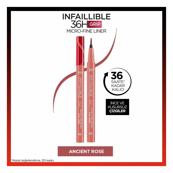 L'oreal Paris Infaillible 36h Micro Fine Eyeliner 03 Ancient Rose
