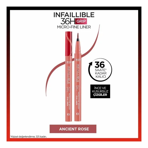 L'oreal Paris Infaillible 36h Micro Fine Eyeliner 03 Ancient Rose - Görsel 2
